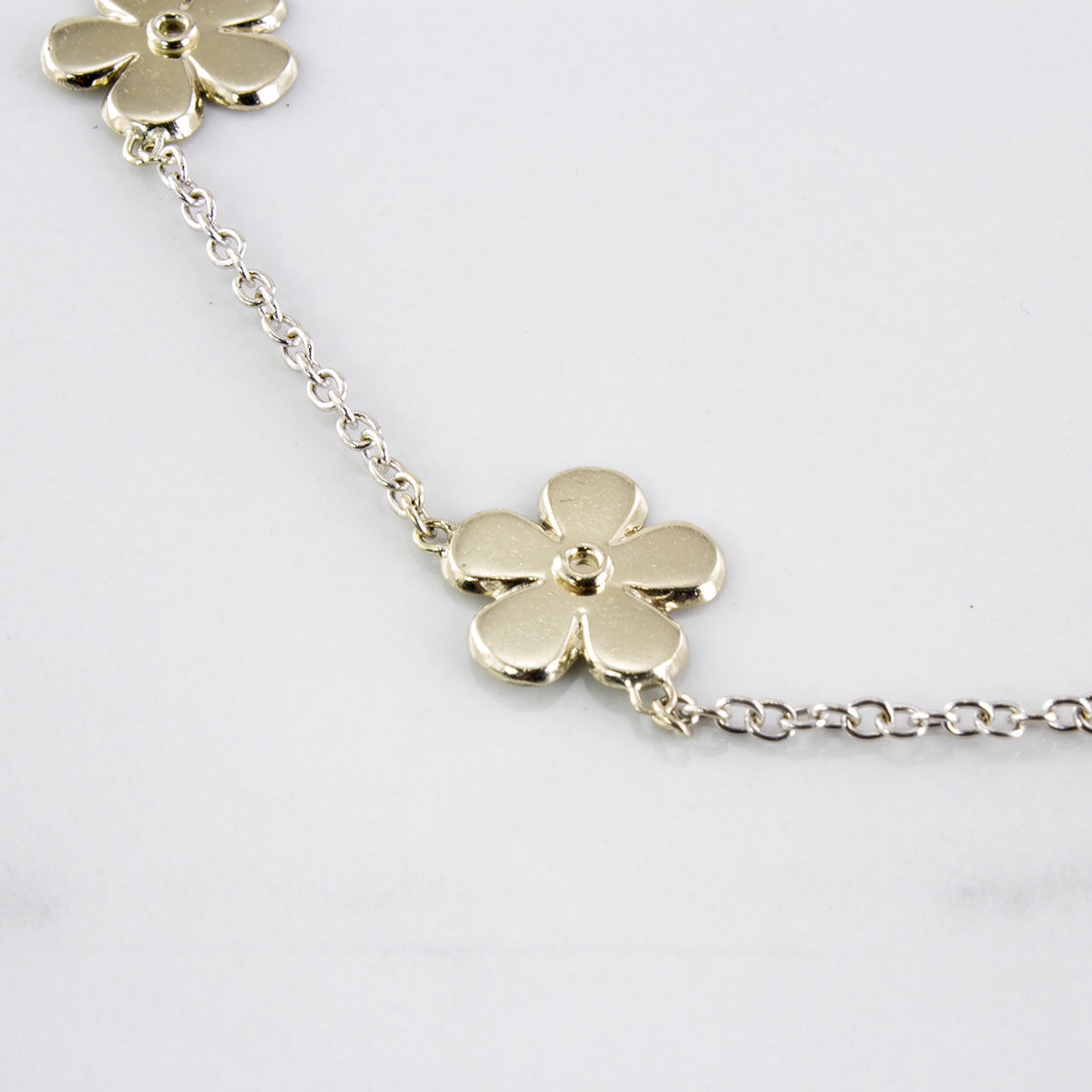 Flower Charm Choker Necklace | 14