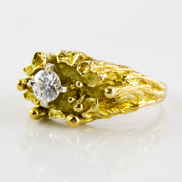'Birks' Vintage Diamond Cocktail Ring | 0.33 ctw | SZ 8.5 |