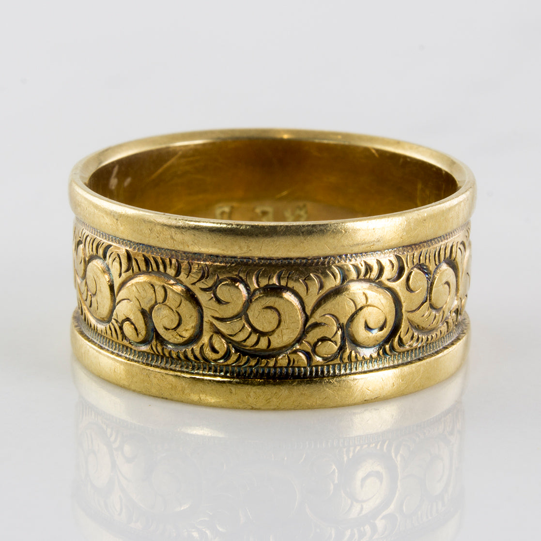 Engraved Filigree Wide Band | SZ 6.5 |