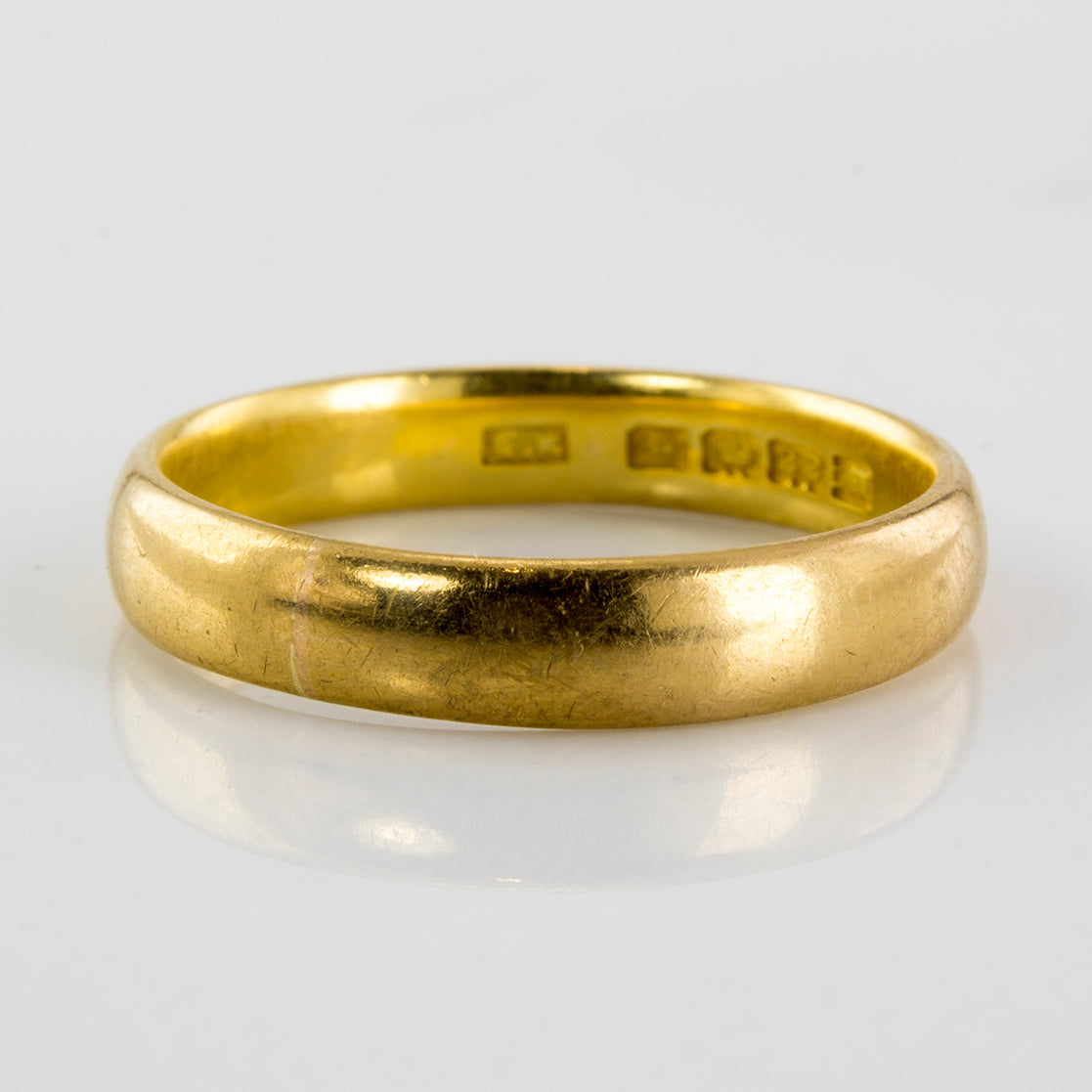 1860s Victorian Gold Wedding Band | SZ 8.5 |