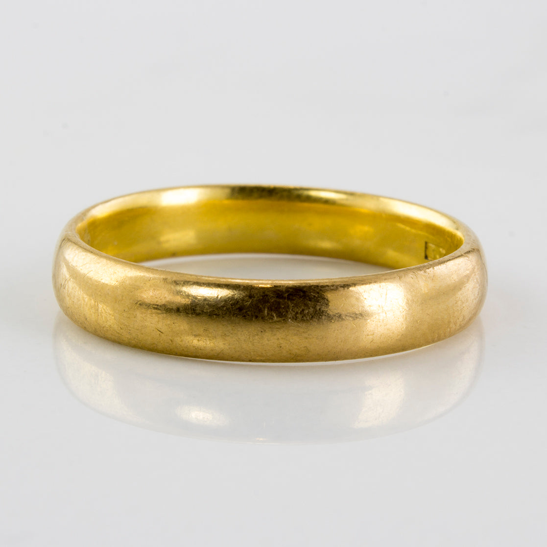 1860s Victorian Gold Wedding Band | SZ 8.5 |