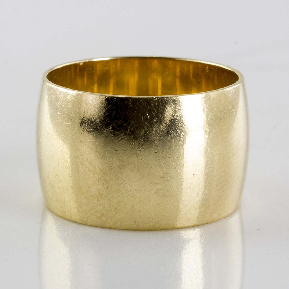 Wide Yellow Gold Band | SZ 6.5 |