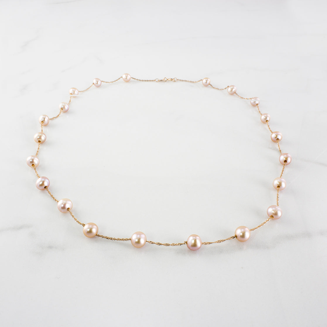 Effy' Pearl Bracelet & Necklace Set |