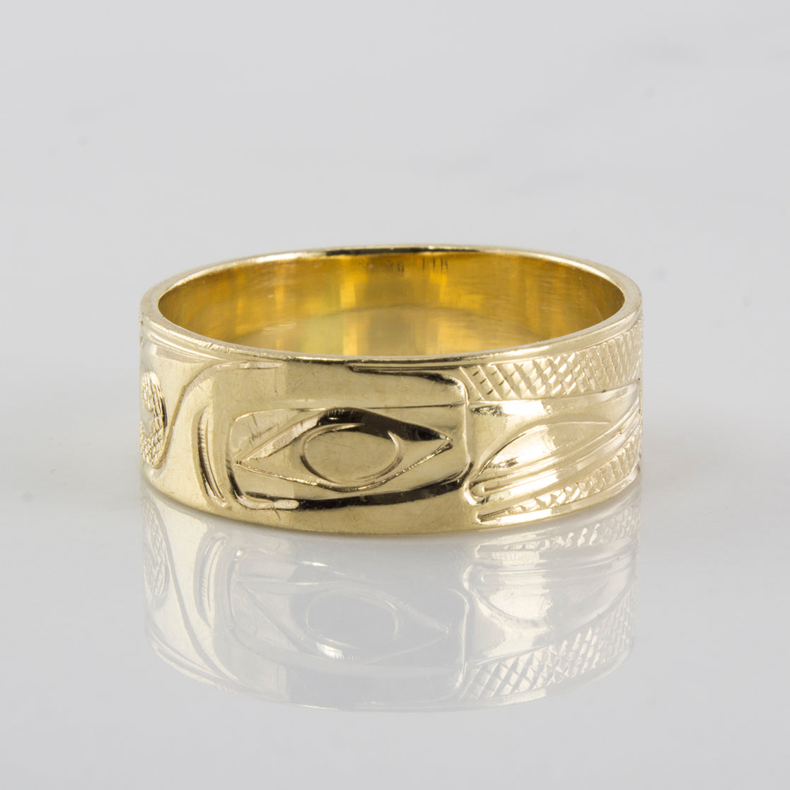 Indigenous Bird Art Gold Band | SZ 8 |