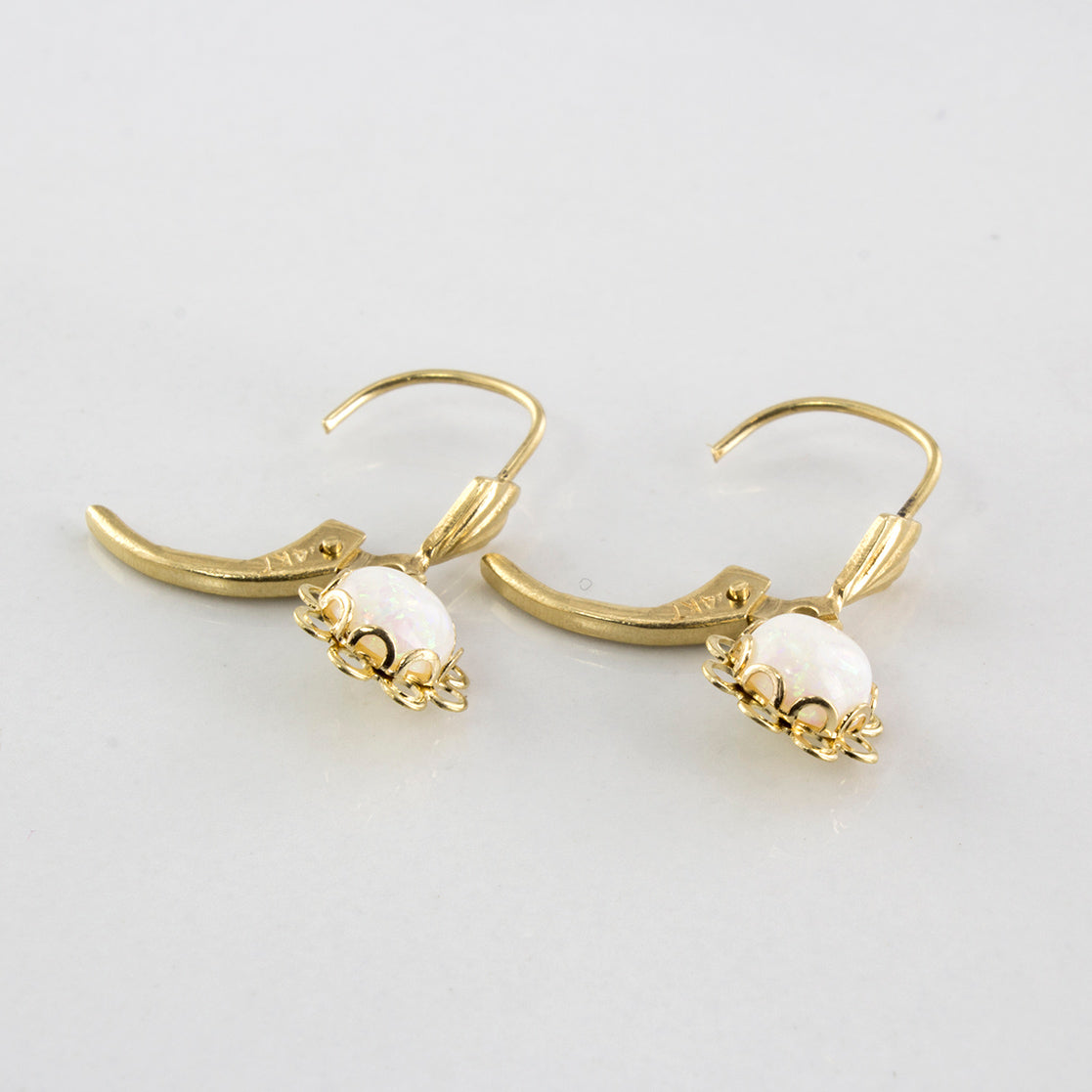 Opal Drop Earrings | 0.70 ctw Opal |