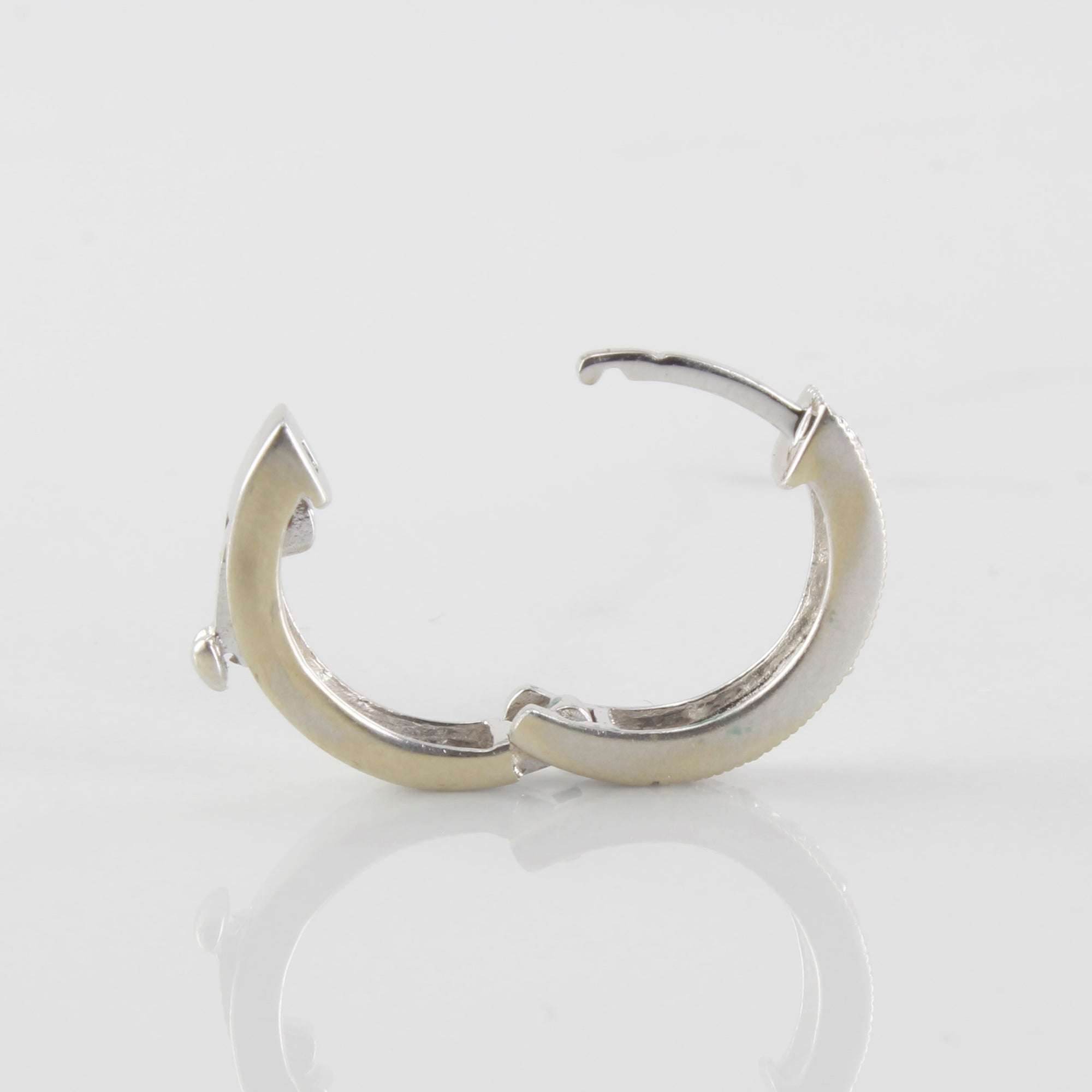 Milgrain Diamond Hoop Earrings | 0.40ctw |
