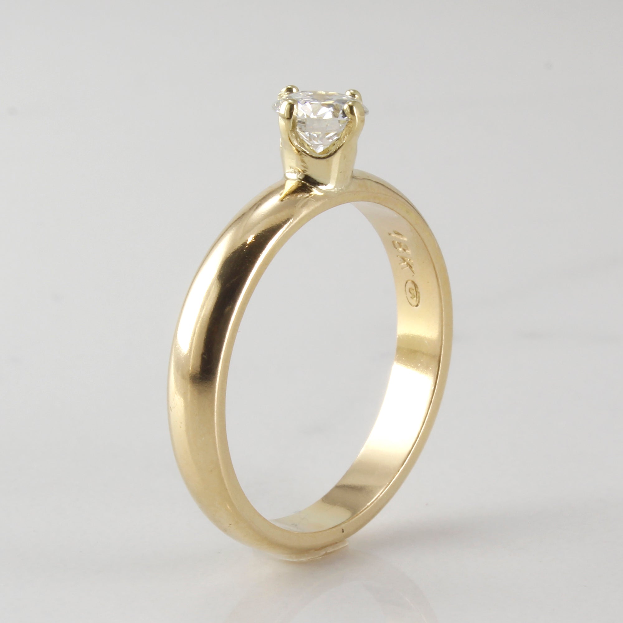Diamond Solitaire Engagement Ring | 0.45 ct | SZ 7.25 |
