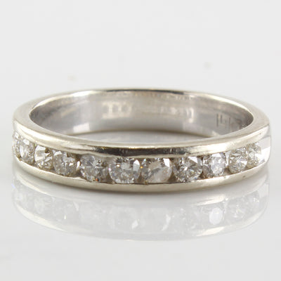 Semi Eternity Diamond Wedding Band | 0.33ctw | SZ 6.25 |
