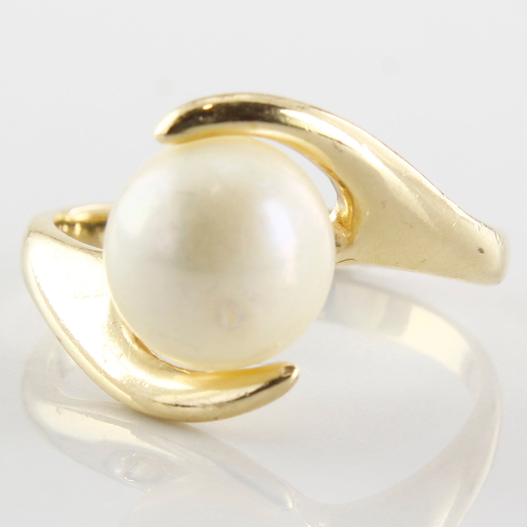 Pearl Bypass Ring | 4.34ct | SZ 7 |
