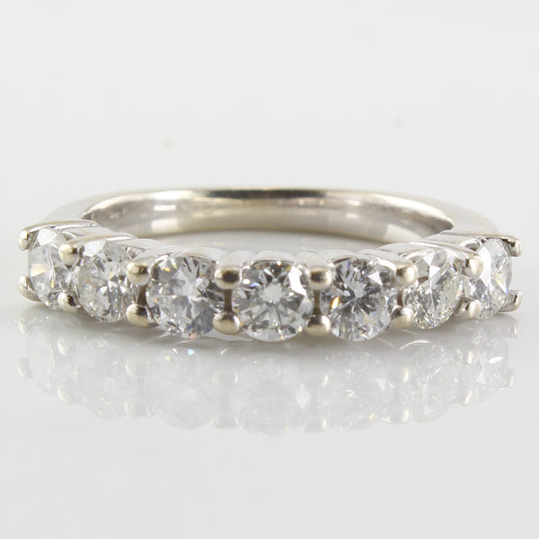 Seven Stone Diamond Semi Eternity Ring | 1.00ctw | SZ 5.5 |