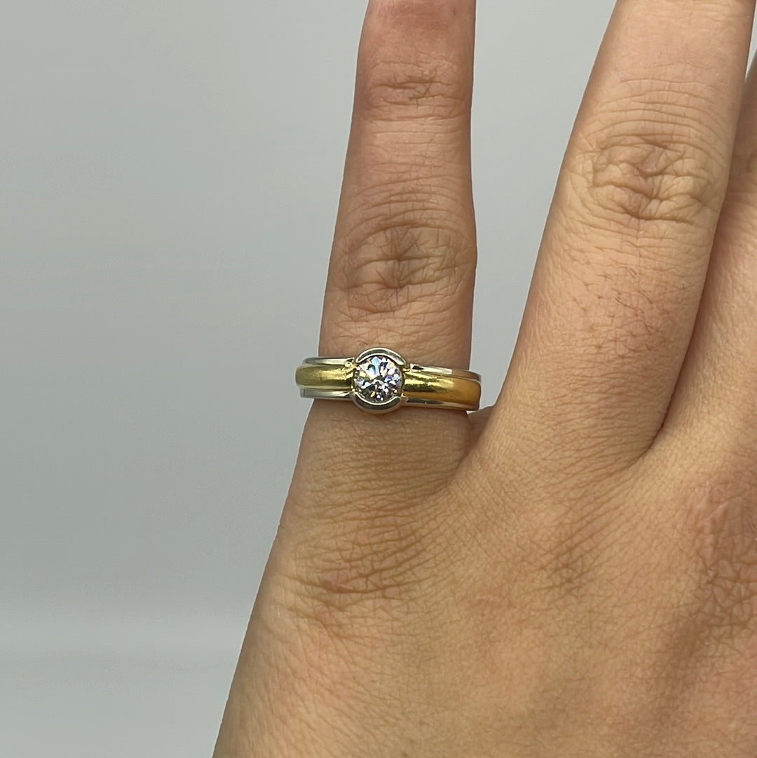 'Spence Diamonds' Semi Bezel Set Engagement Ring | 0.50ct | SZ 6.75 |
