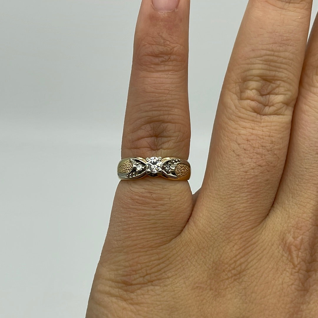 High Set Diamond Ring | 0.20ctw | SZ 5.25 |