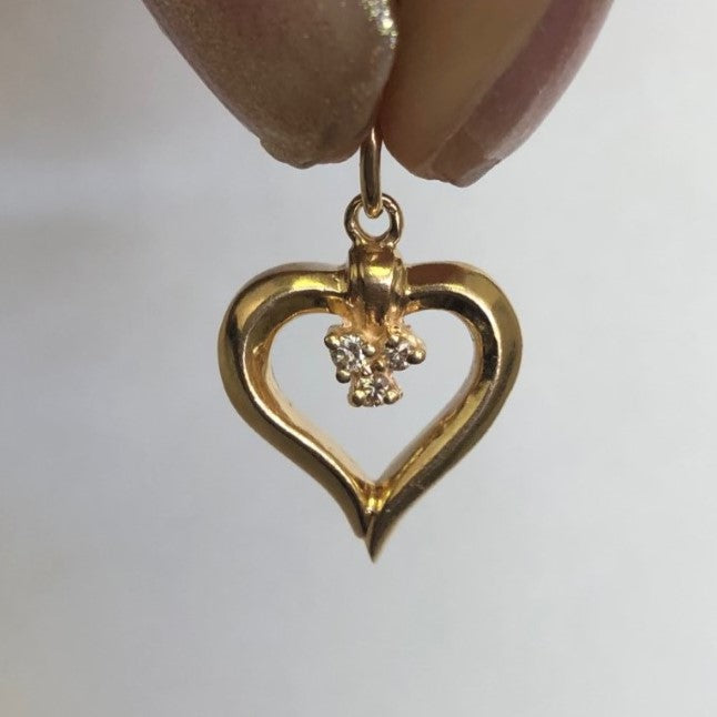 Diamond Heart Pendant | 0.06ctw |