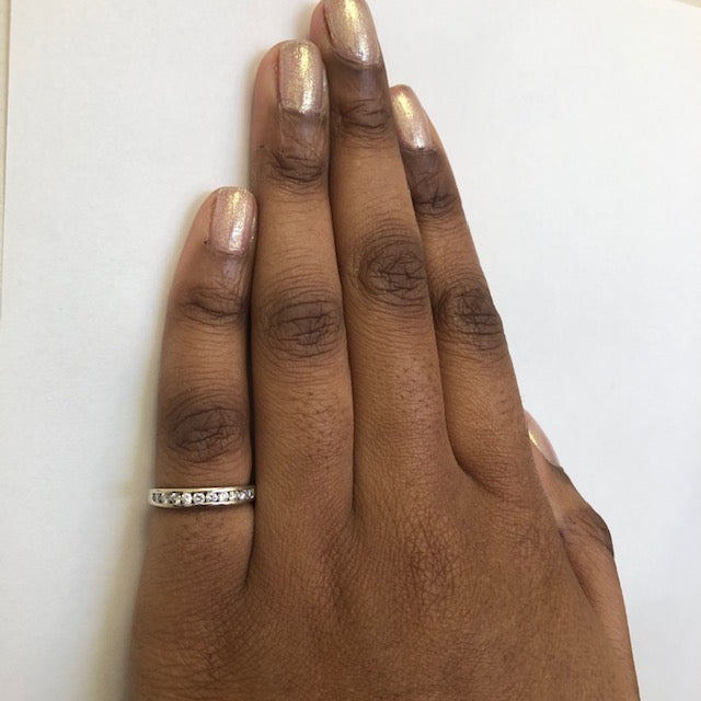 Channel Set Diamond Band | 0.24ctw | SZ 5.5 |