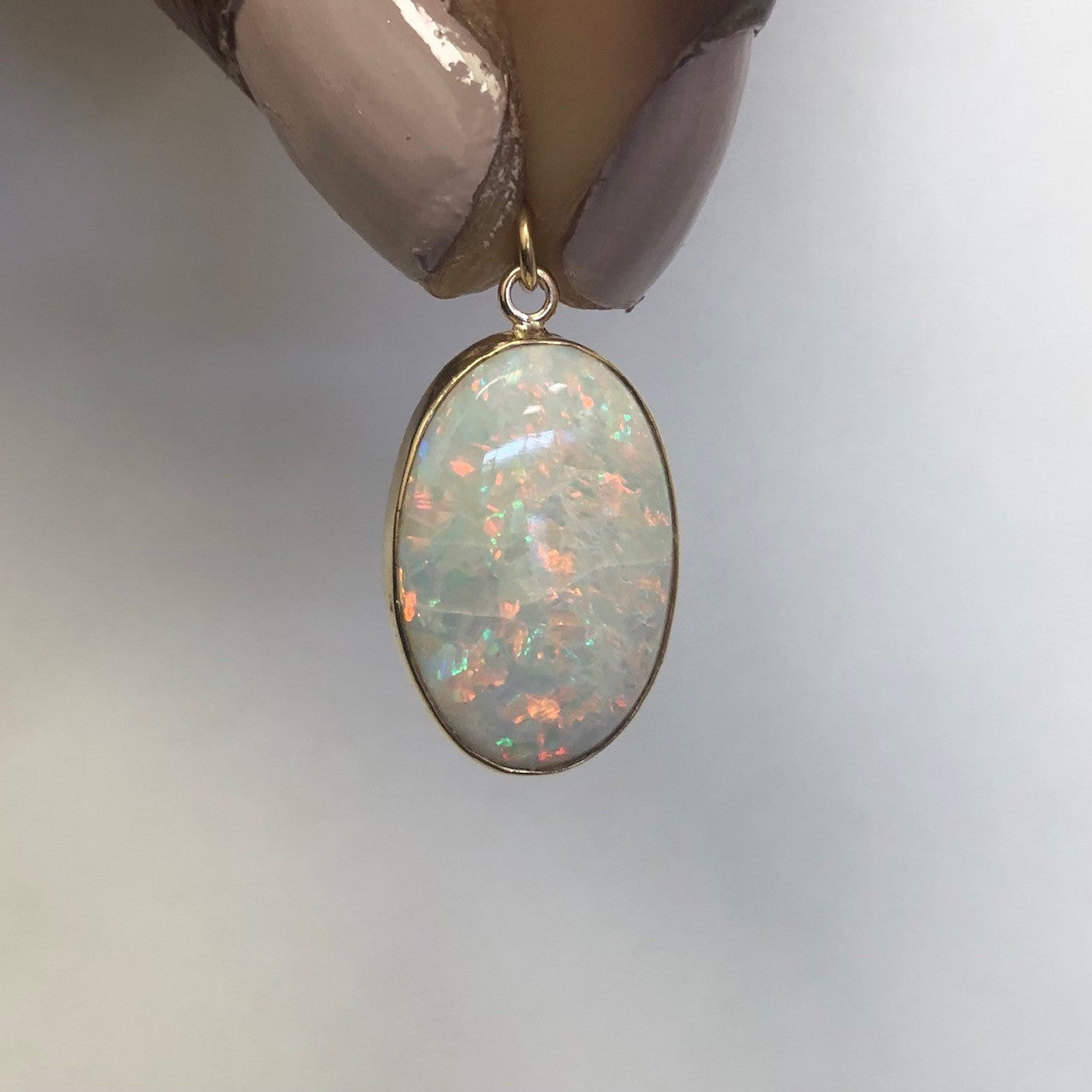 Bezel Set Opal Pendant | 7.50ct |