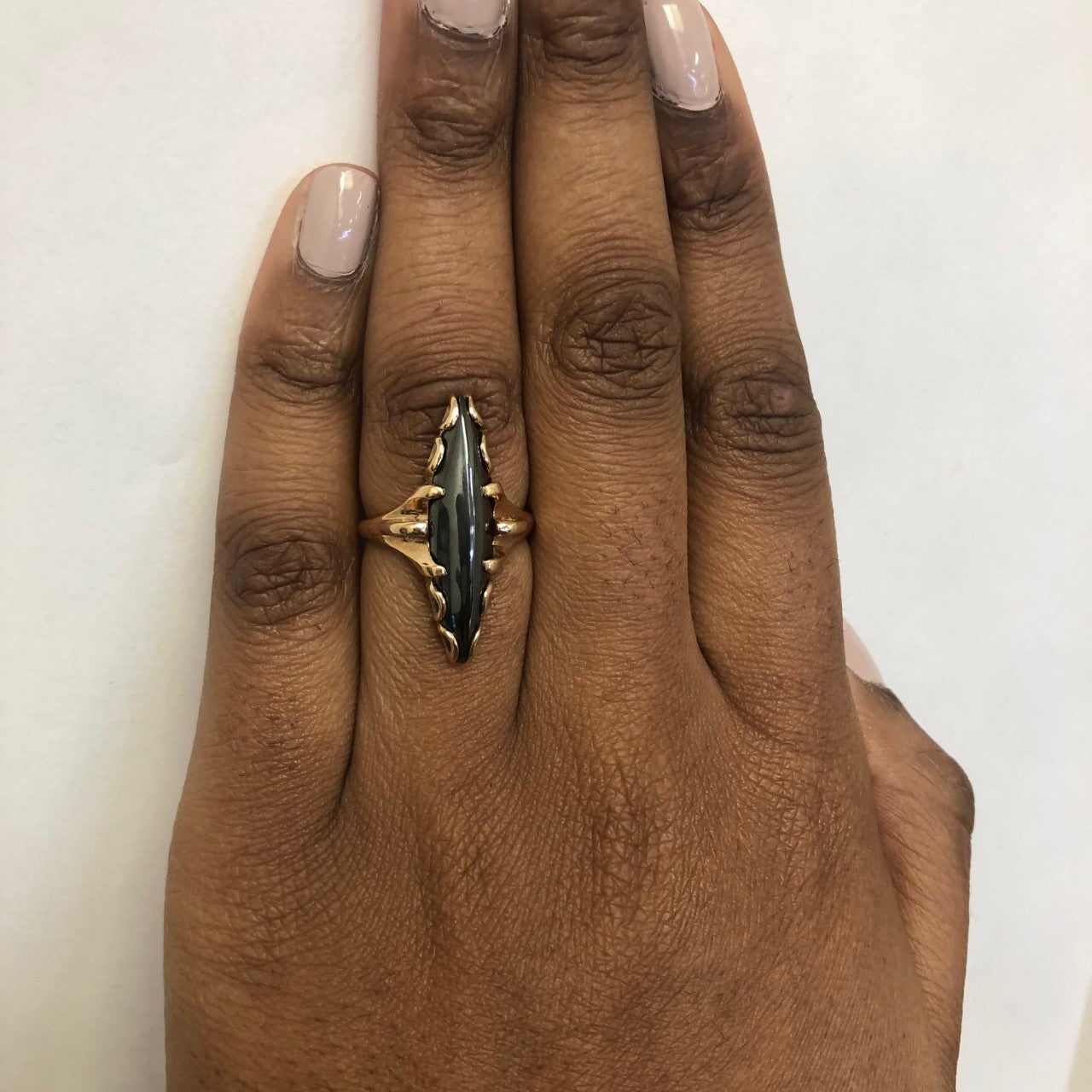 Marquise Hematite Ring | 10.0ct | SZ 8 |