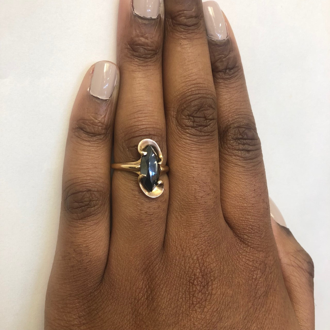 Marquise Hematite Ring | 4.00ct | SZ 7.5 |